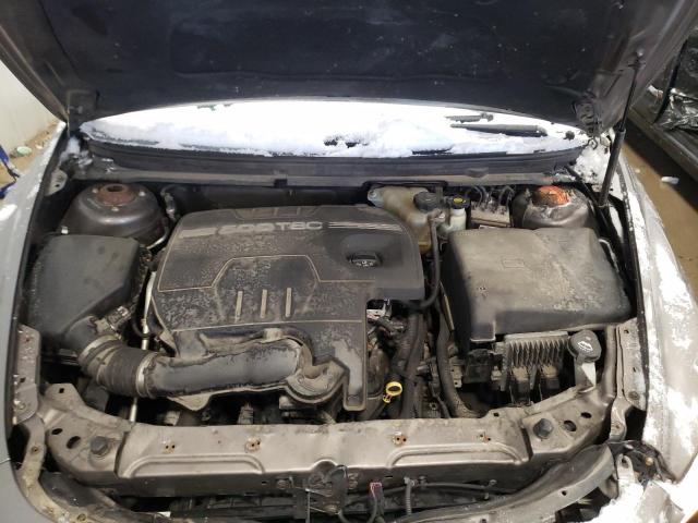 1G1ZC5EB8AF116401 - 2010 CHEVROLET MALIBU 1LT ნაცრისფერი ფოტო 11