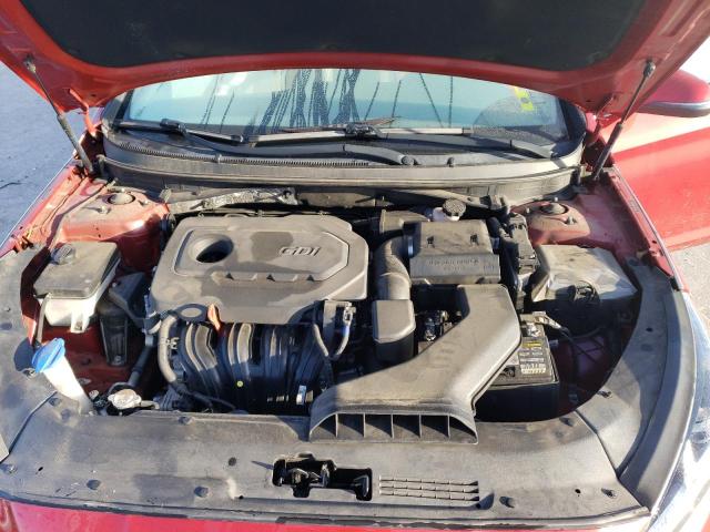 5NPE34AF3KH762879 - 2019 HYUNDAI SONATA LIMITED RED photo 11