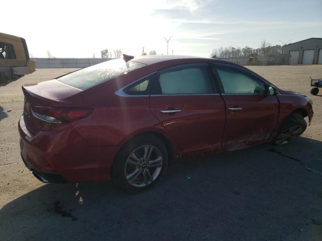 5NPE34AF3KH762879 - 2019 HYUNDAI SONATA LIMITED RED photo 3