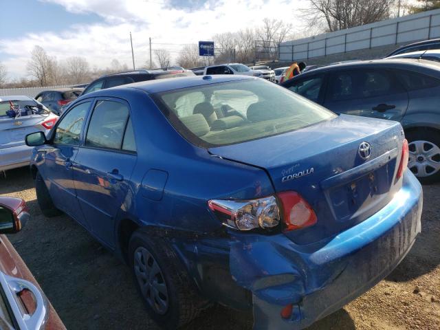 JTDBU4EEXAJ074451 - 2010 TOYOTA COROLLA BASE BLUE photo 2