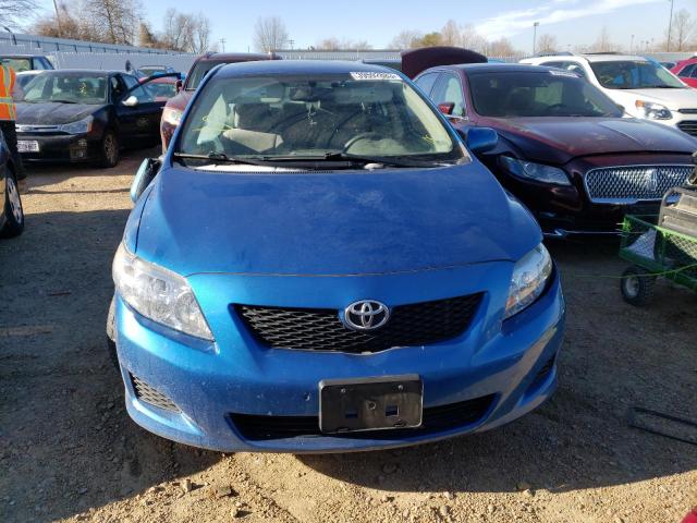 JTDBU4EEXAJ074451 - 2010 TOYOTA COROLLA BASE BLUE photo 5