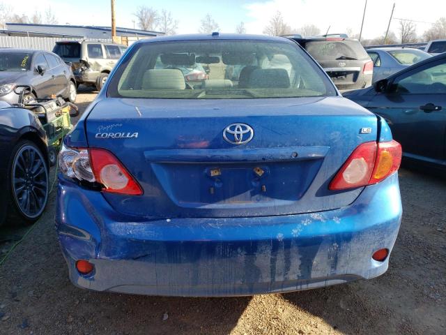 JTDBU4EEXAJ074451 - 2010 TOYOTA COROLLA BASE BLUE photo 6