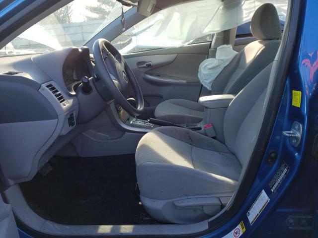 JTDBU4EEXAJ074451 - 2010 TOYOTA COROLLA BASE BLUE photo 7