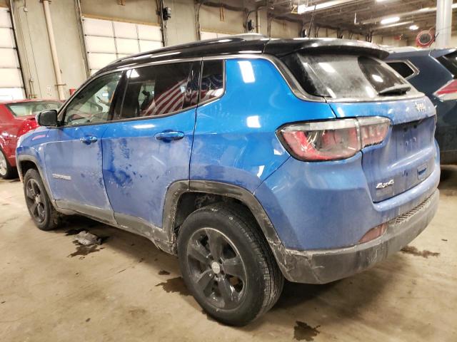 3C4NJDBB2JT483956 - 2018 JEEP COMPASS LATITUDE BLUE photo 2