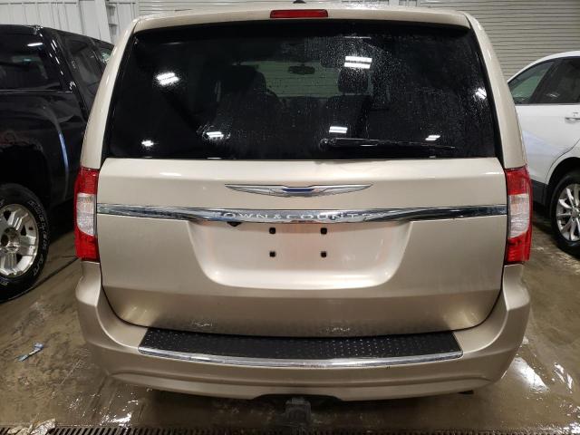 2C4RC1BG3DR621579 - 2013 CHRYSLER TOWN & COU TOURING ოქროსფერი ფოტო 6