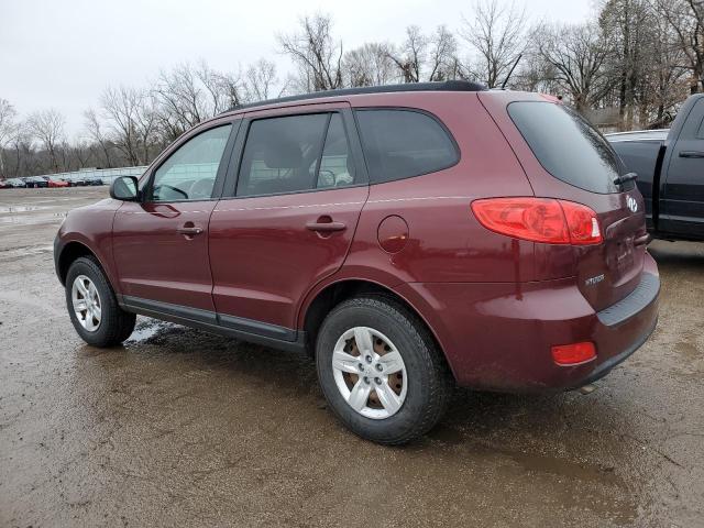 5NMSG13D79H269828 - 2009 HYUNDAI SANTA FE GLS RED photo 2