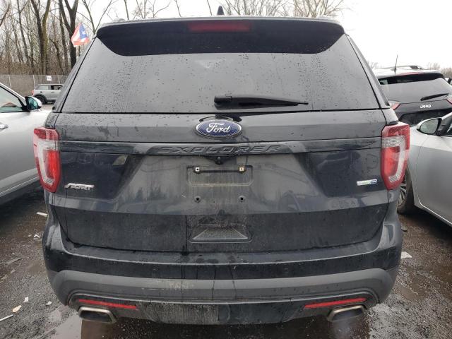 1FM5K8GT7GGC63758 - 2016 FORD EXPLORER SPORT BLACK photo 6