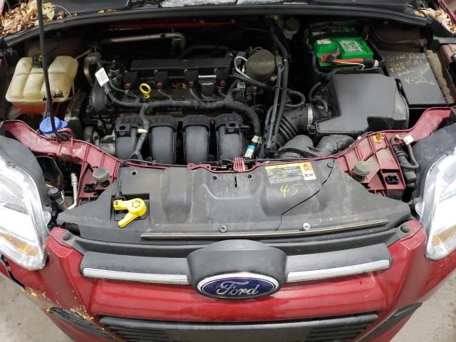 1FADP3F23EL161963 - 2014 FORD FOCUS SE RED photo 11