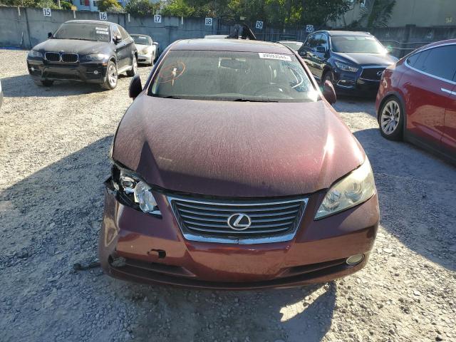 JTHBJ46G472066873 - 2007 LEXUS ES 350 RED photo 5