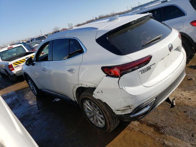 LRBAZLR47MD047878 - 2021 BUICK ENVISION PREFERRED WHITE photo 2