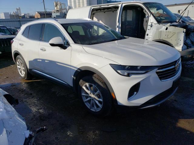 LRBAZLR47MD047878 - 2021 BUICK ENVISION PREFERRED WHITE photo 4