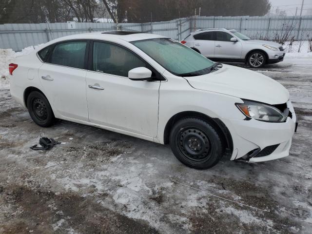 3N1AB7APXKY298569 - 2019 NISSAN SENTRA S WHITE photo 4