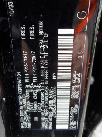 JTEMU5JR7R6213386 - 2024 TOYOTA 4RUNNER SR5/SR5 PREMIUM 黑色 照片 13