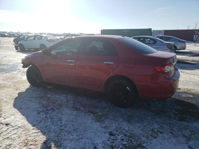 2T1BU4EEXBC609579 - 2011 TOYOTA COROLLA BASE RED photo 2