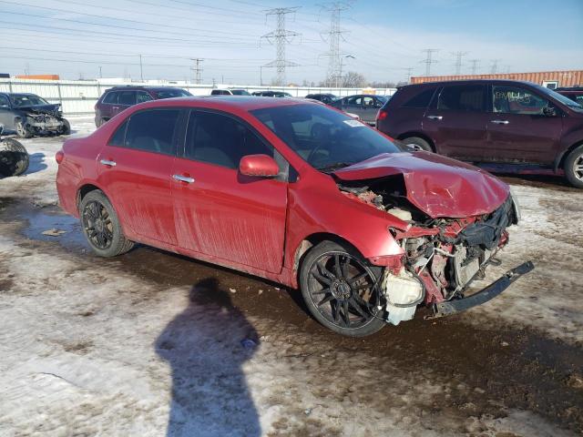 2T1BU4EEXBC609579 - 2011 TOYOTA COROLLA BASE RED photo 4