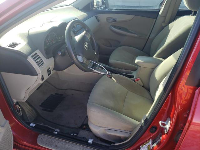 2T1BU4EEXBC609579 - 2011 TOYOTA COROLLA BASE RED photo 7