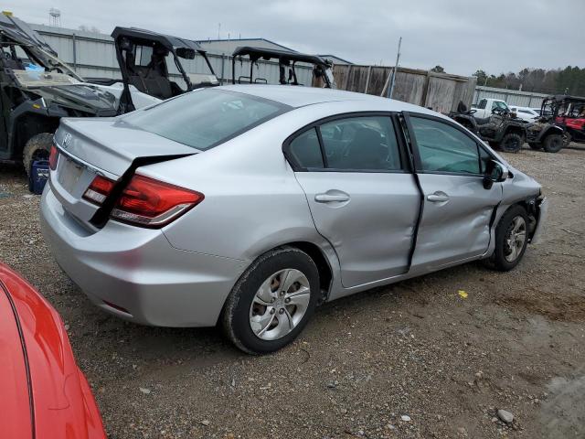 19XFB2F54EE214300 - 2014 HONDA CIVIC LX SILVER photo 3