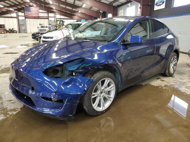 7SAYGDEE9NF438120 - 2022 TESLA MODEL Y BLUE photo 1