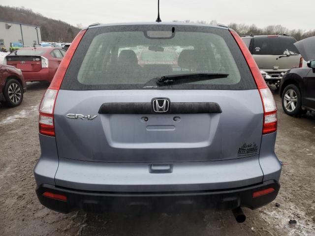 JHLRE48308C021832 - 2008 HONDA CR-V LX BLUE photo 6