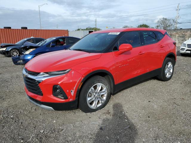 3GNKBBRA6MS509364 - 2021 CHEVROLET BLAZER 1LT RED photo 1