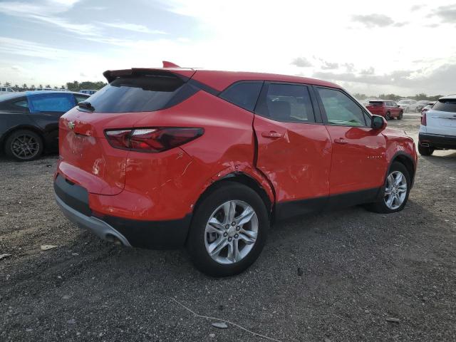 3GNKBBRA6MS509364 - 2021 CHEVROLET BLAZER 1LT RED photo 3