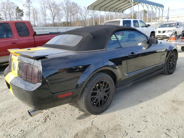 1ZVHT84N985105940 - 2008 FORD MUSTANG BLACK photo 3