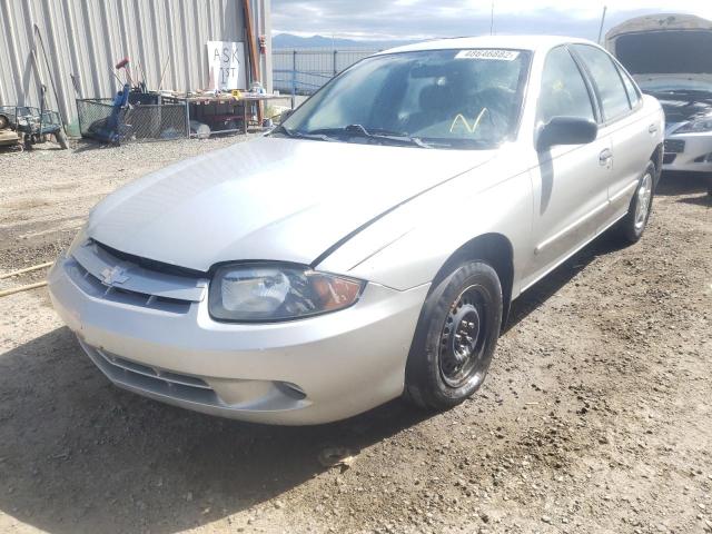 1G1JC52F137308616 - 2003 CHEVROLET CAVALIER SILVER photo 2