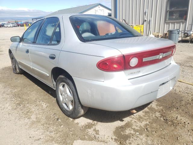 1G1JC52F137308616 - 2003 CHEVROLET CAVALIER SILVER photo 3