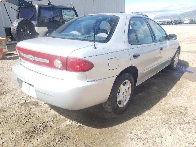 1G1JC52F137308616 - 2003 CHEVROLET CAVALIER SILVER photo 4