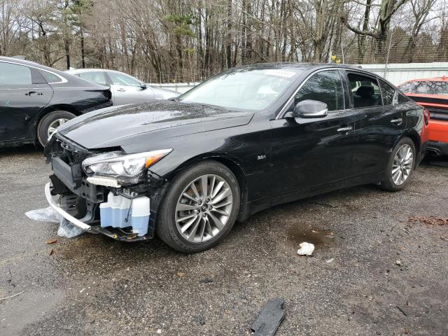 JN1EV7AP2JM366065 - 2018 INFINITI Q50 LUXE BLACK photo 1