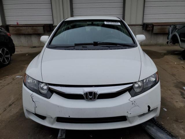 19XFA1F51BE006772 - 2011 HONDA CIVIC LX WHITE photo 5