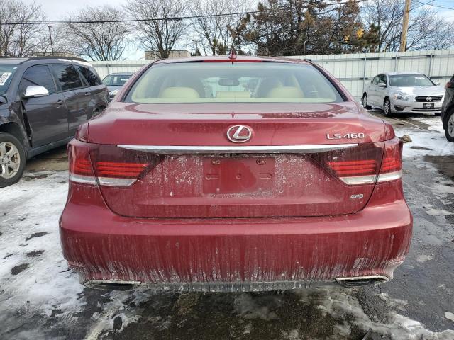 JTHCL5EF1H5028997 - 2017 LEXUS LS 460 RED photo 6