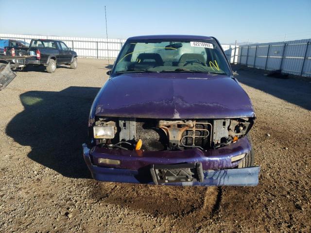 1GCCS1445S8185676 - 1995 CHEVROLET S10 S10 BLUE photo 9