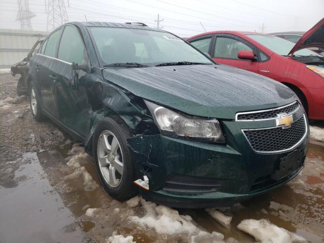 1G1PC5SB2E7139734 - 2014 CHEVROLET CRUZE LT GREEN photo 4