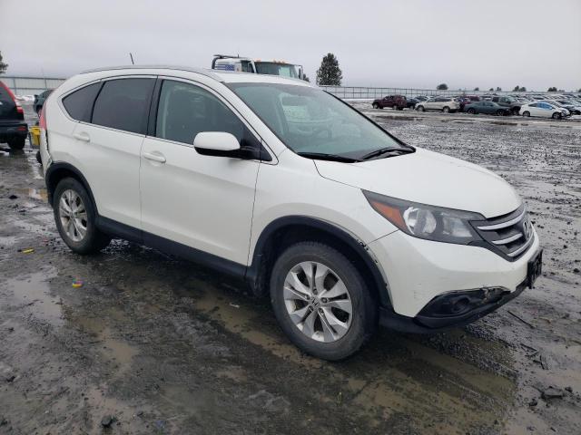 5J6RM4H75EL048839 - 2014 HONDA CR-V EXL WHITE photo 4