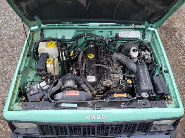 1J4FJ28S9TL208044 - 1996 JEEP CHEROKEE SE GREEN photo 7