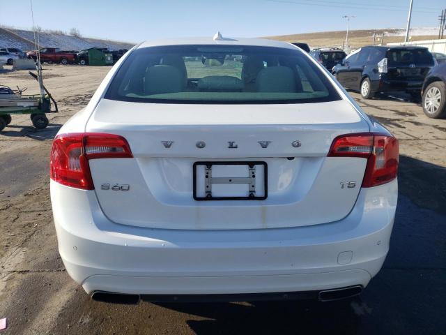 YV140MFK6F1334001 - 2015 VOLVO S60 PREMIER WHITE photo 6