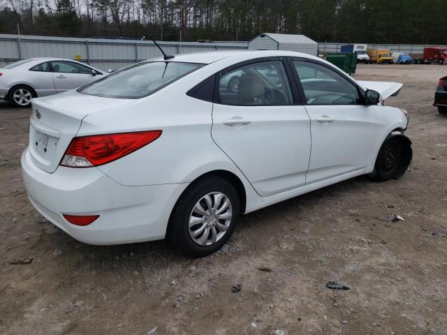 KMHCT4AE9EU670180 - 2014 HYUNDAI ACCENT GLS WHITE photo 3