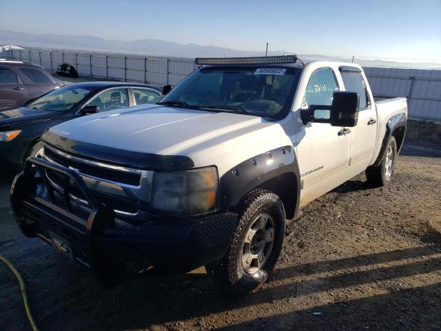 3GCEK13M47G540364 - 2007 CHEVROLET SILVERADO K1500 CREW CAB WHITE photo 2