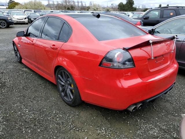 6G2EC57Y28L122091 - 2008 PONTIAC G8 GT RED photo 2