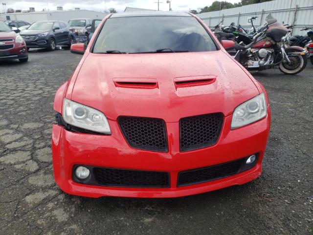 6G2EC57Y28L122091 - 2008 PONTIAC G8 GT RED photo 5