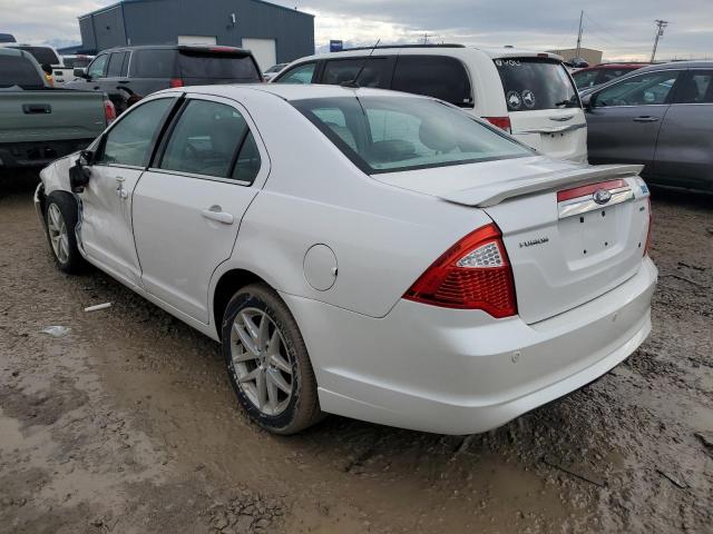 3FAHP0JA9CR116376 - 2012 FORD FUSION SEL WHITE photo 2