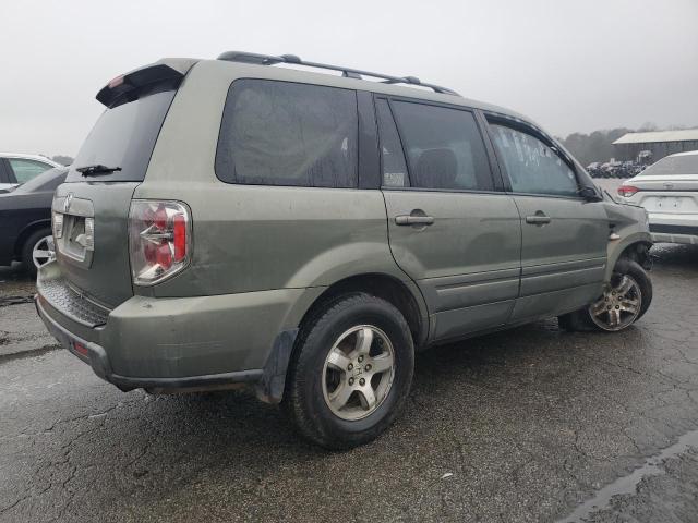 5FNYF28737B046142 - 2007 HONDA PILOT EXL GREEN photo 3