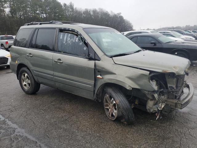 5FNYF28737B046142 - 2007 HONDA PILOT EXL GREEN photo 4