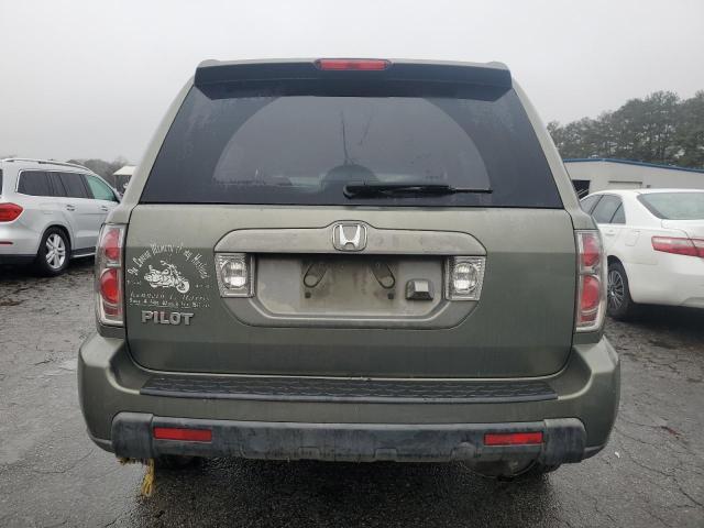 5FNYF28737B046142 - 2007 HONDA PILOT EXL GREEN photo 6