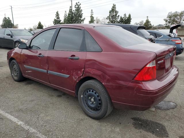 1FAFP34N17W106452 - 2007 FORD FOCUS ZX4 BURGUNDY photo 2