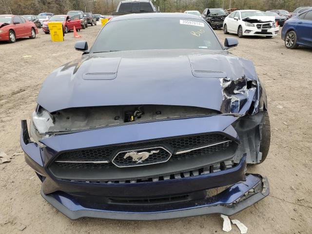 1FA6P8TH2K5199960 - 2019 FORD MUSTANG BLUE photo 5