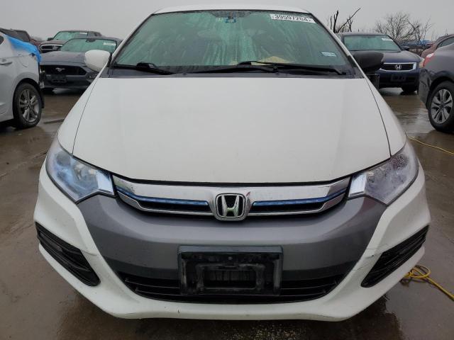 JHMZE2H76DS003063 - 2013 HONDA INSIGHT EX WHITE photo 5