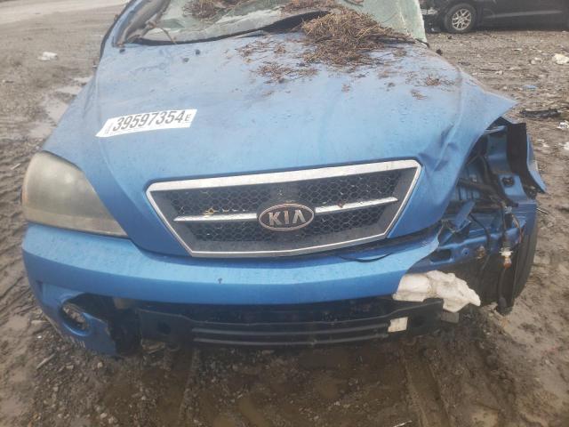 KNDJD733955412273 - 2005 KIA SORENTO EX BLUE photo 11