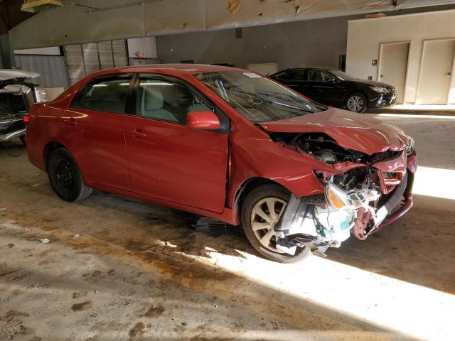 2T1BU4EE2BC609673 - 2011 TOYOTA COROLLA BASE RED photo 4